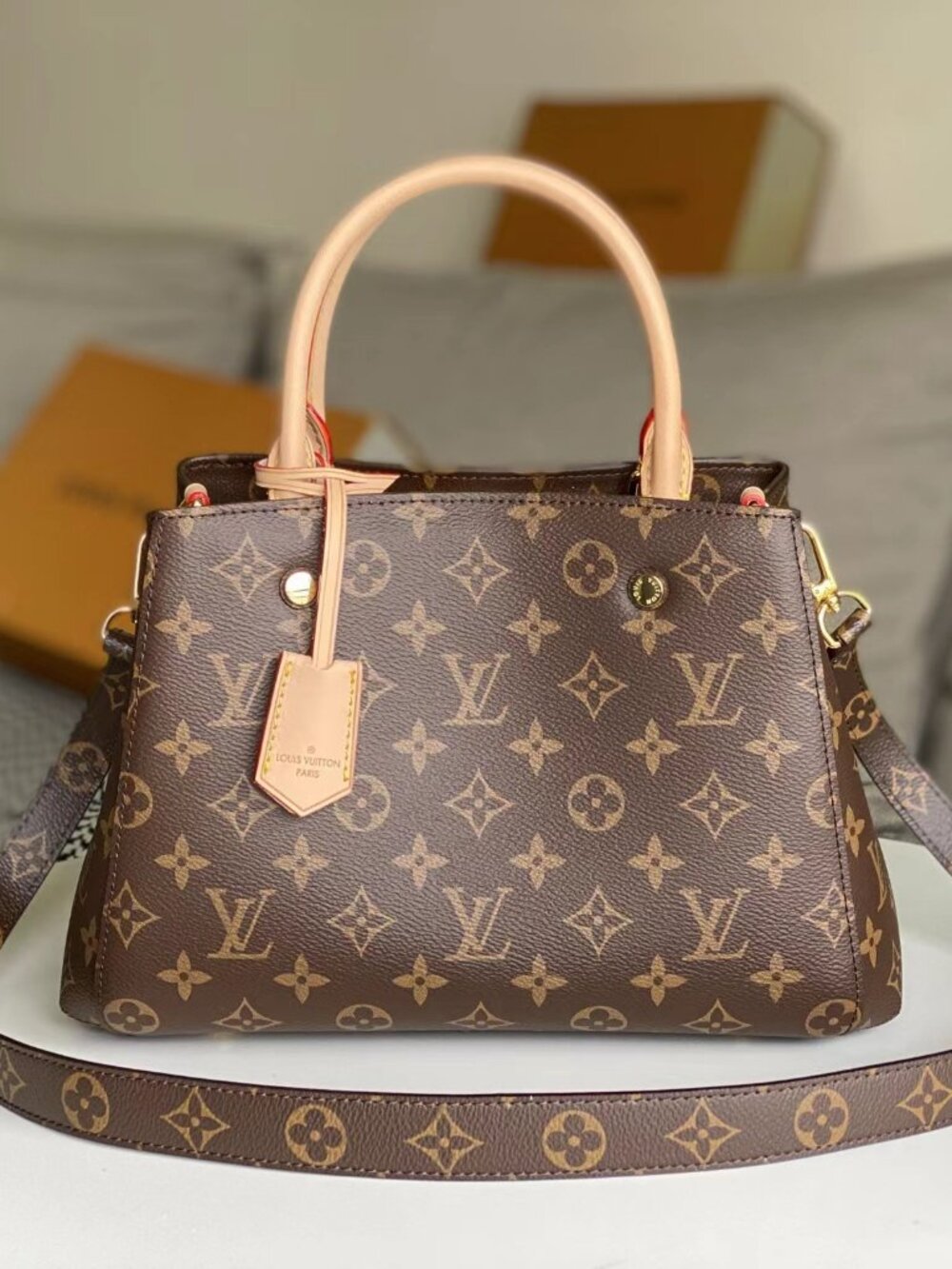 🌸 Louis Vuitton Monogram Montaigne BB Shoulder Bag